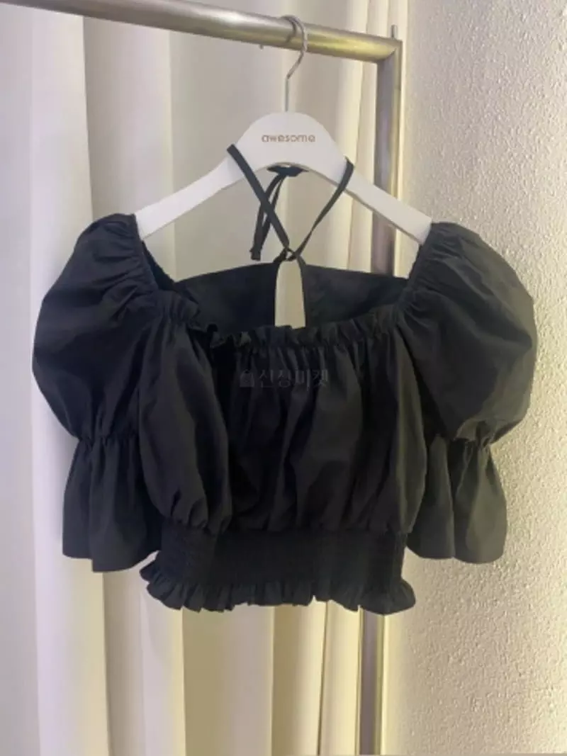 Awesome - Korean Women Fashion - #womensfashion - Puff BLouse - 5
