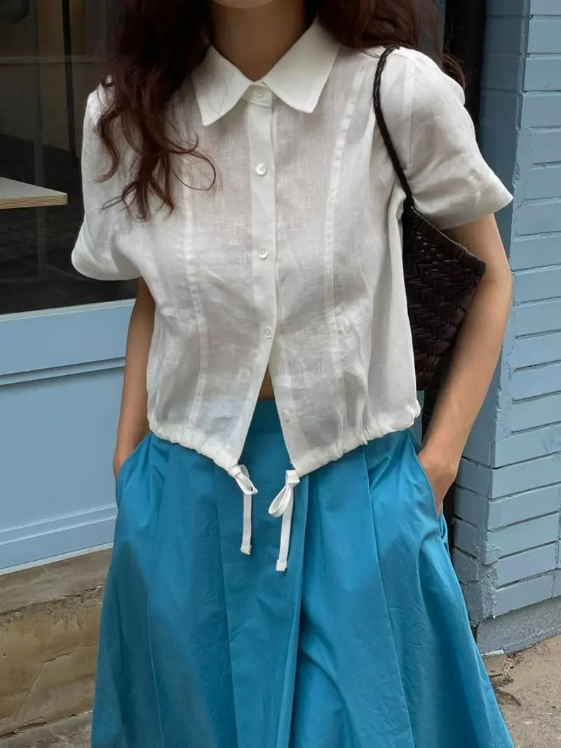 B Gather - Korean Women Fashion - #momslook - Carma Shirt - 2