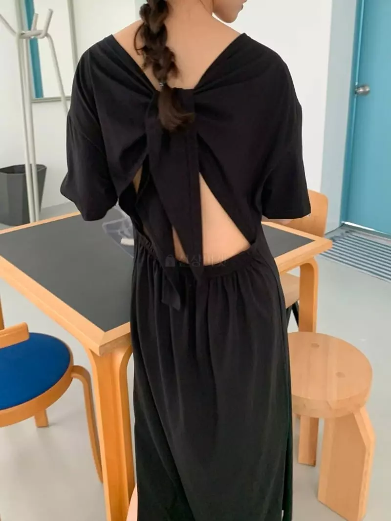 Baby Touch - Korean Women Fashion - #vintagekidsstyle - Pad Long One-piece - 12