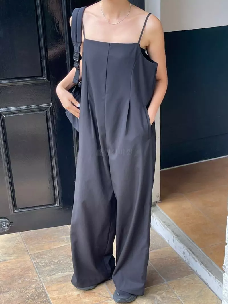 Baguette - Korean Women Fashion - #momslook - String Jumpsuit - 3