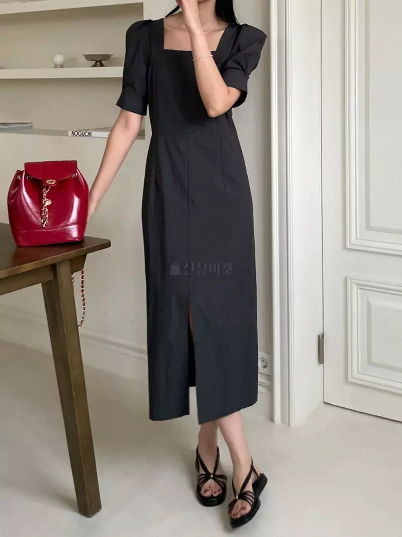 Baguette - Korean Women Fashion - #vintageinspired - Rose One-piece - 7