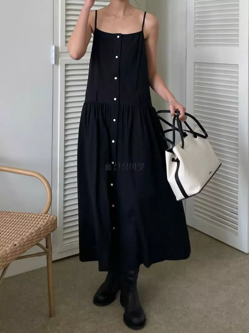 Baguette - Korean Women Fashion - #vintageinspired - Roha One-piece - 6