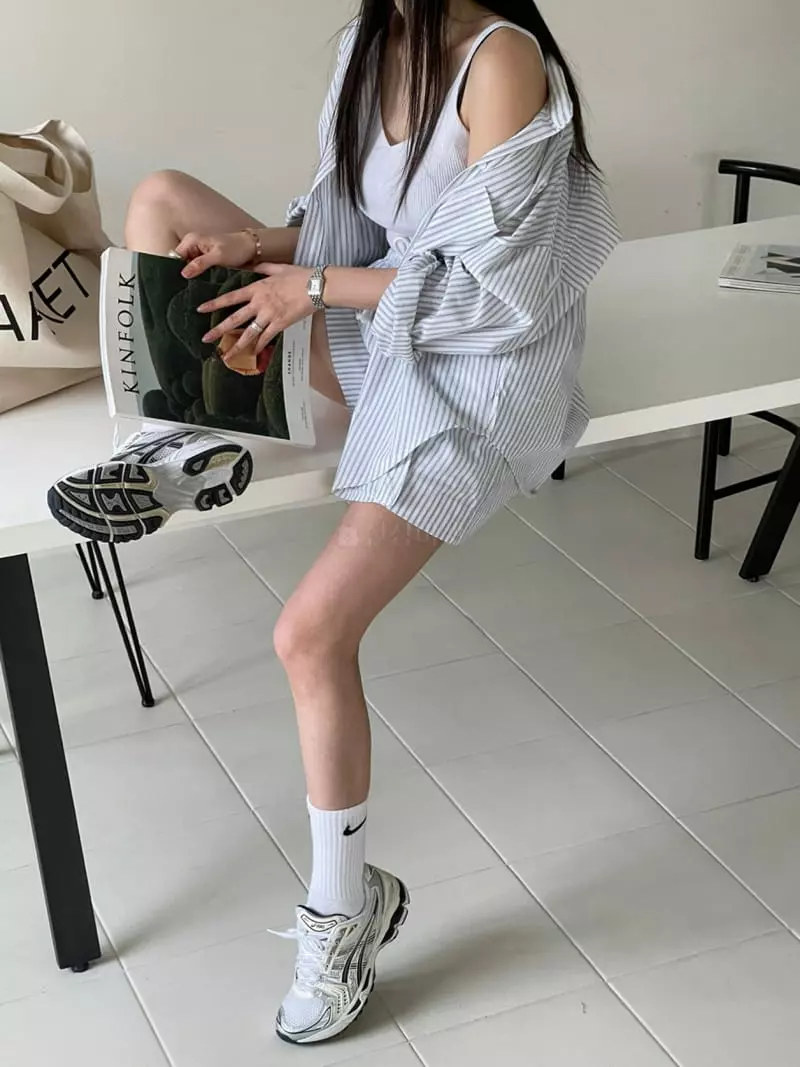 Baguette - Korean Women Fashion - #womensfashion - Marine Set