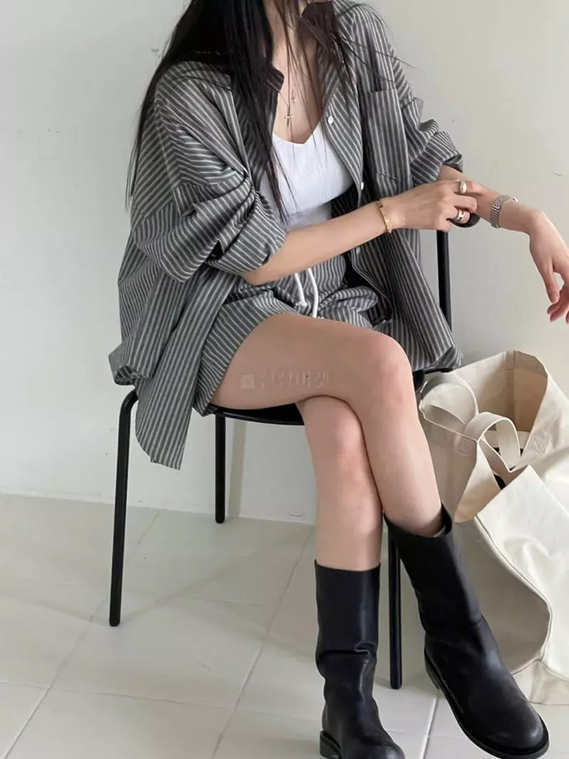 Baguette - Korean Women Fashion - #womensfashion - Marine Set - 7