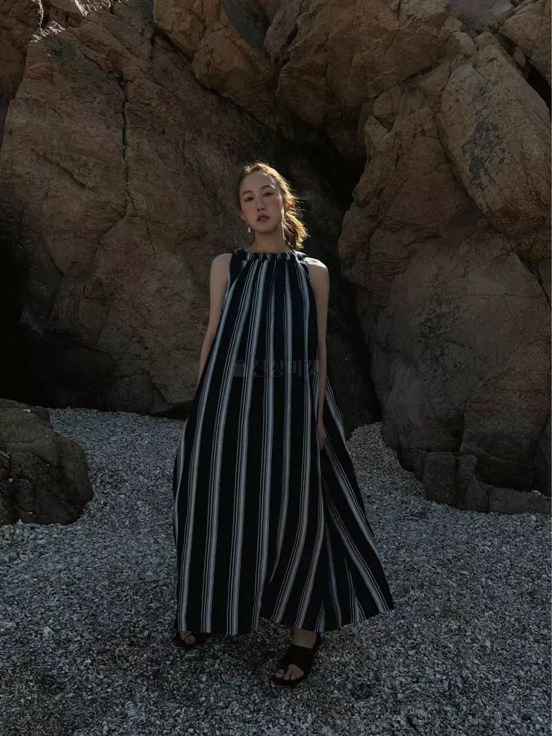 Baie Oud - Korean Women Fashion - #momslook - Stripes One-piece - 9