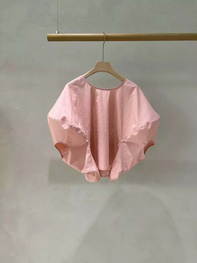 Baie Oud - Korean Women Fashion - #momslook - Puff Crop Blouse - 3