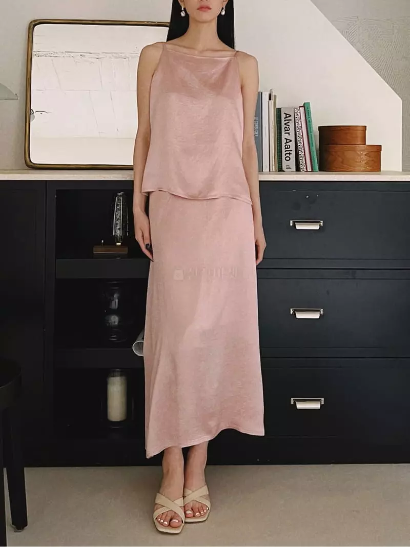 Baie Oud - Korean Women Fashion - #restrostyle - Satin Skirt - 10