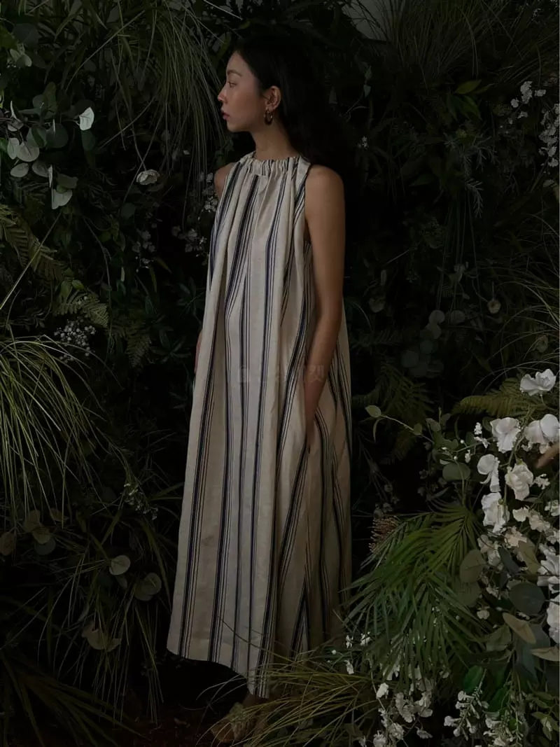 Baie Oud - Korean Women Fashion - #womensfashion - Stripes One-piece - 2