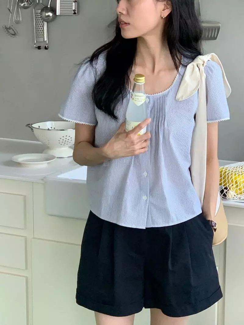 Baking Powder - Korean Women Fashion - #pursuepretty - Haily Blouse - 3