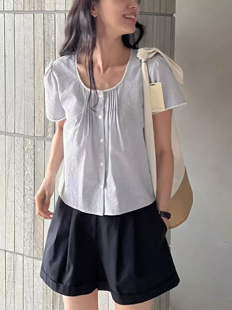 Baking Powder - Korean Women Fashion - #shopsmall - Haily Blouse - 6