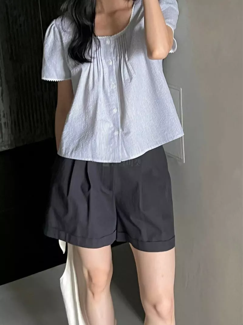 Baking Powder - Korean Women Fashion - #thelittlethings - Haily Blouse - 8