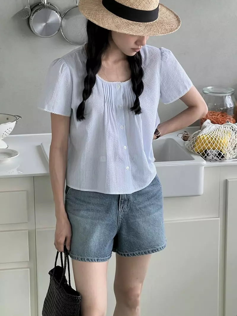 Baking Powder - Korean Women Fashion - #womensfashion - Haily Blouse - 10