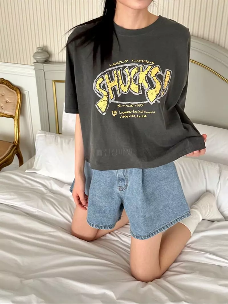 Balance - Korean Women Fashion - #momslook - World Tee - 2
