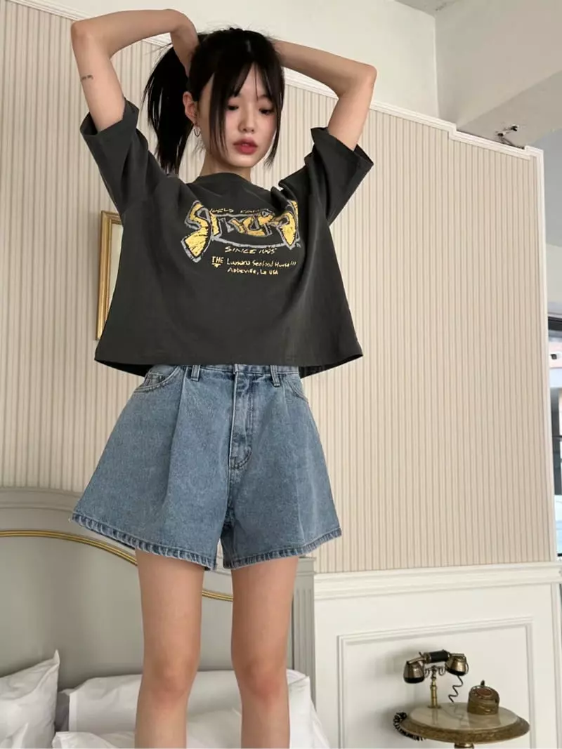 Balance - Korean Women Fashion - #womensfashion - World Tee - 4