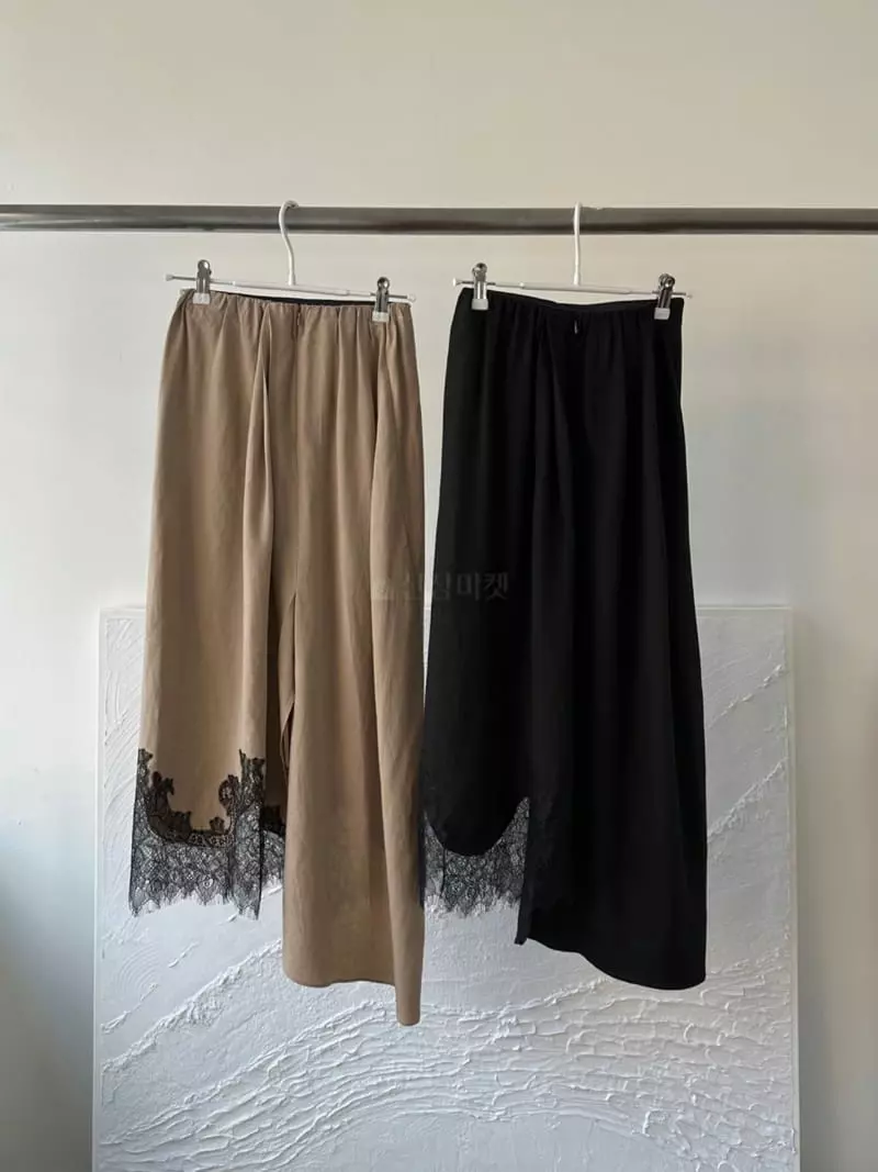 Balance - Korean Women Fashion - #momslook - Lace Band Skirt - 5