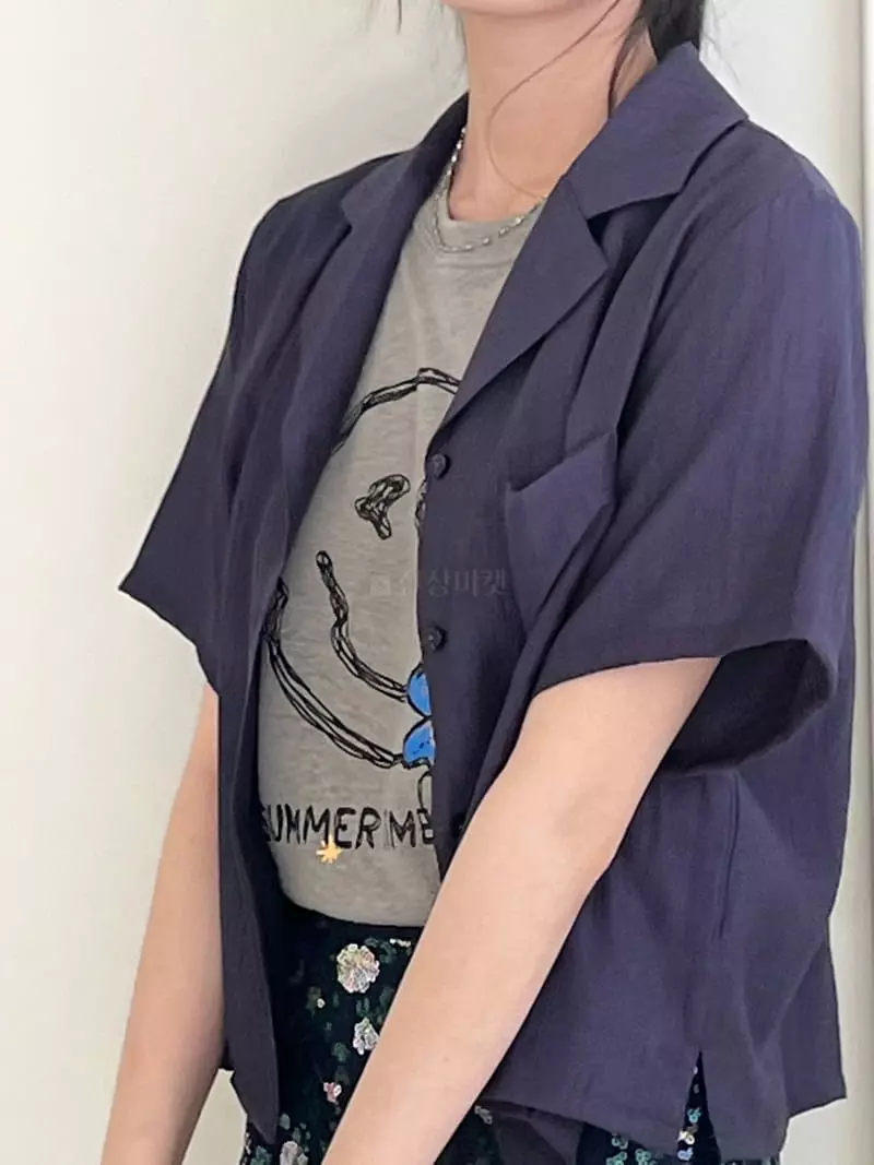 Balance - Korean Women Fashion - #restrostyle - Plum Shirt - 10