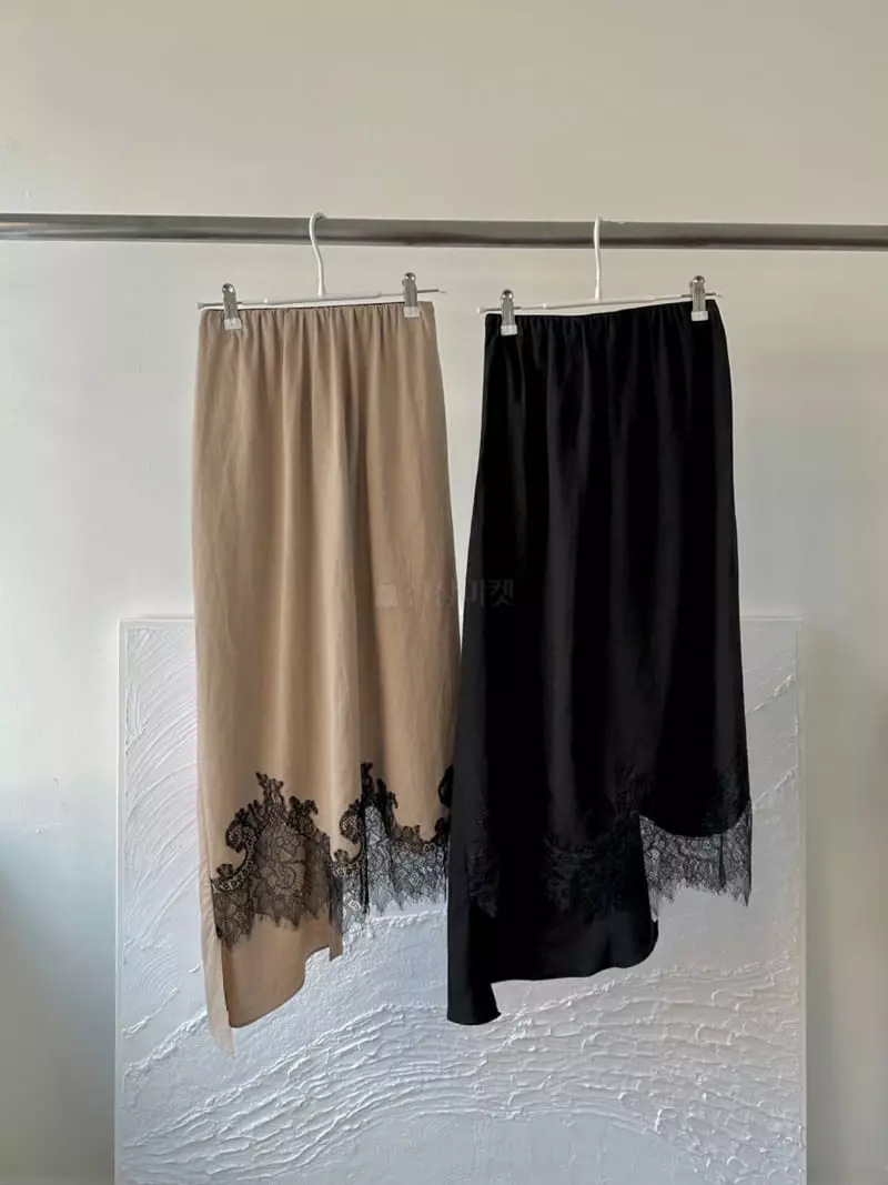 Balance - Korean Women Fashion - #momslook - Lace Band Skirt - 4