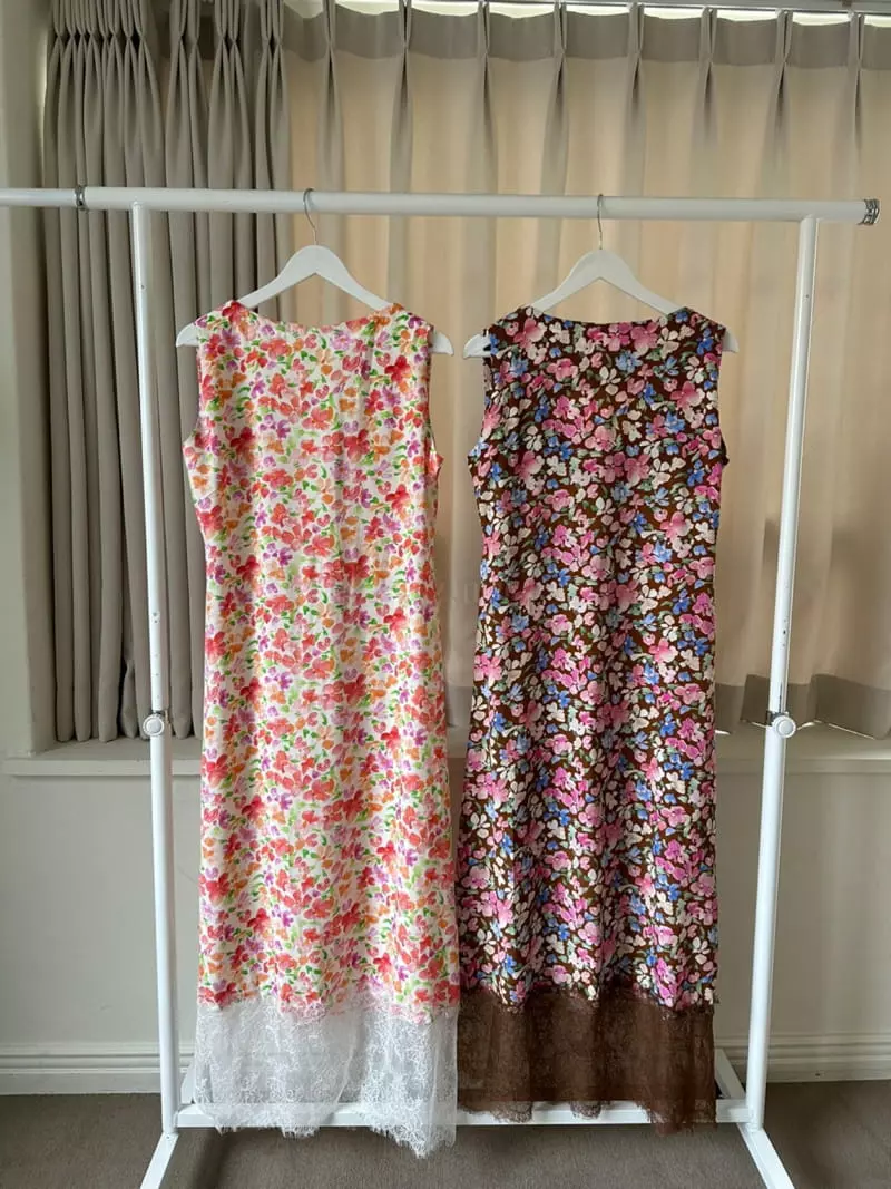 Balance - Korean Women Fashion - #womensfashion - Water Paint One-piece - 7