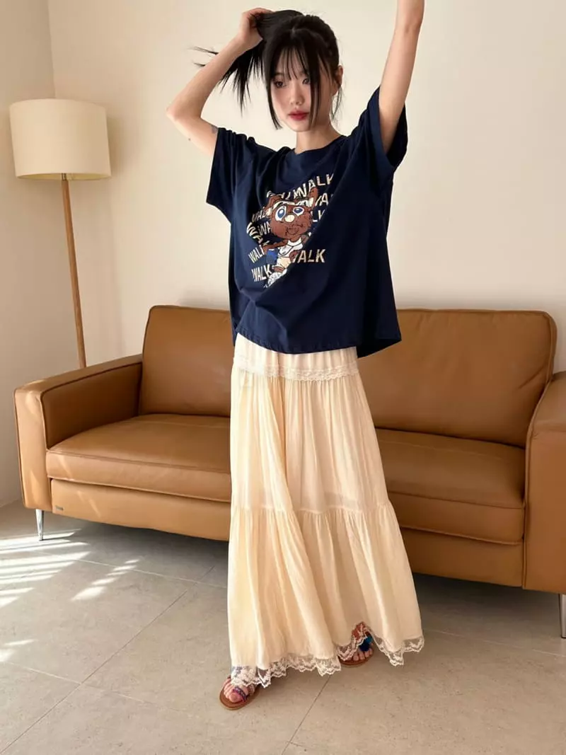 Balance - Korean Women Fashion - #womensfashion - Walk Tee - 7