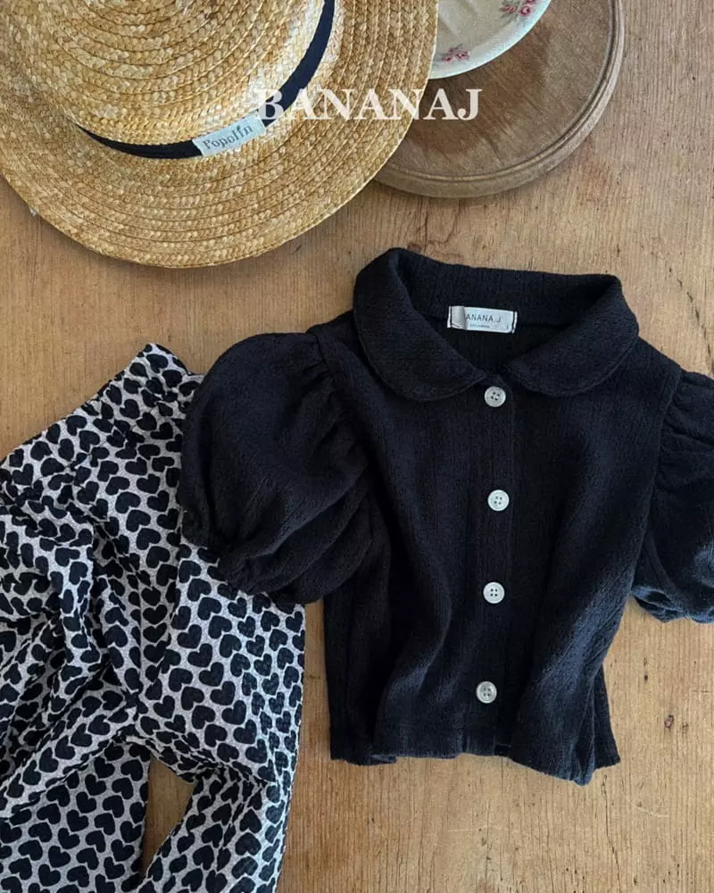Banana J - Korean Children Fashion - #designkidswear - Heart Frill Blouse - 10