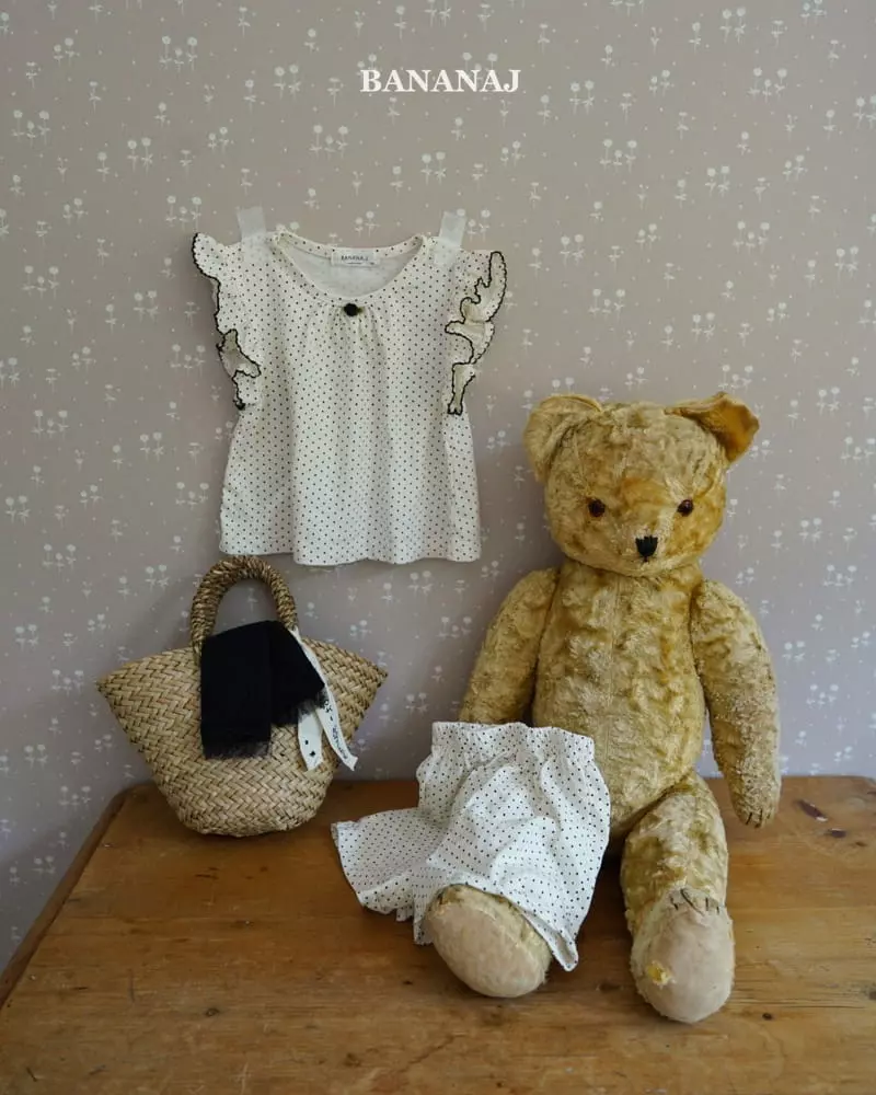 Banana J - Korean Children Fashion - #designkidswear - Rose Top Bottom Set