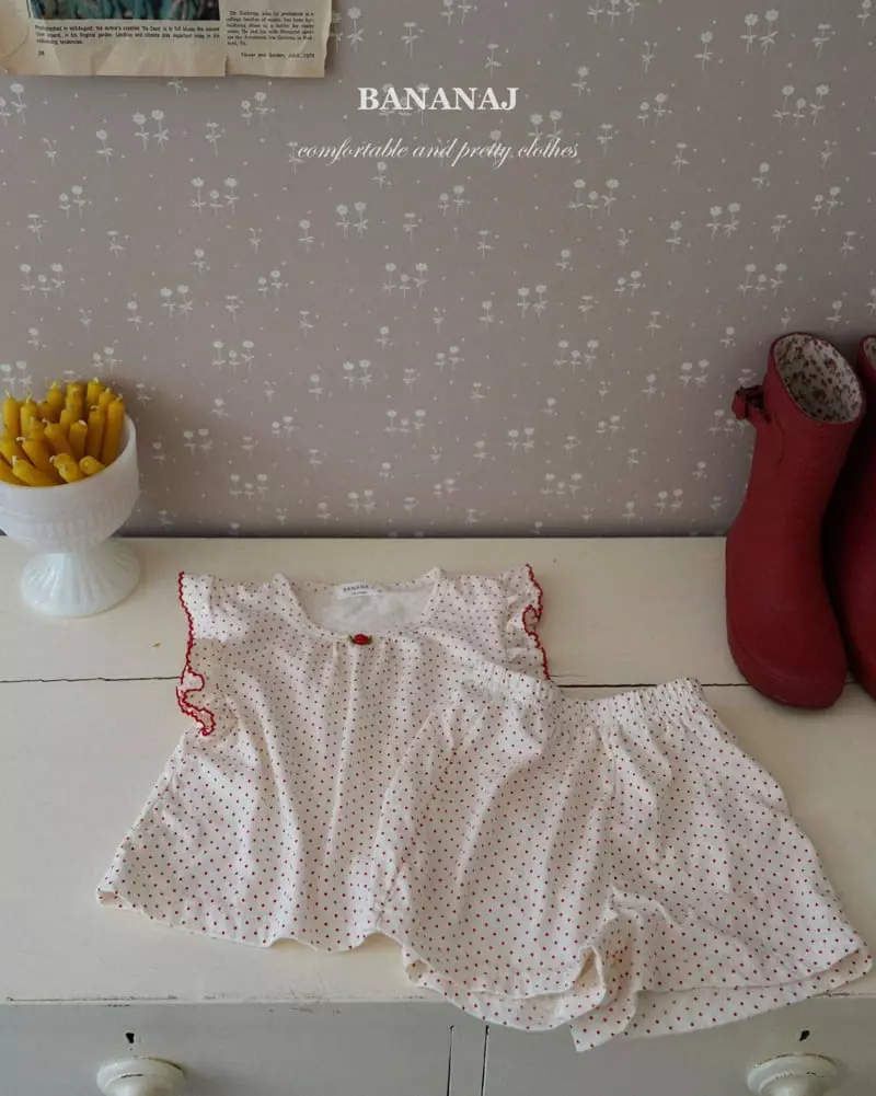 Banana J - Korean Children Fashion - #discoveringself - Rose Top Bottom Set - 2