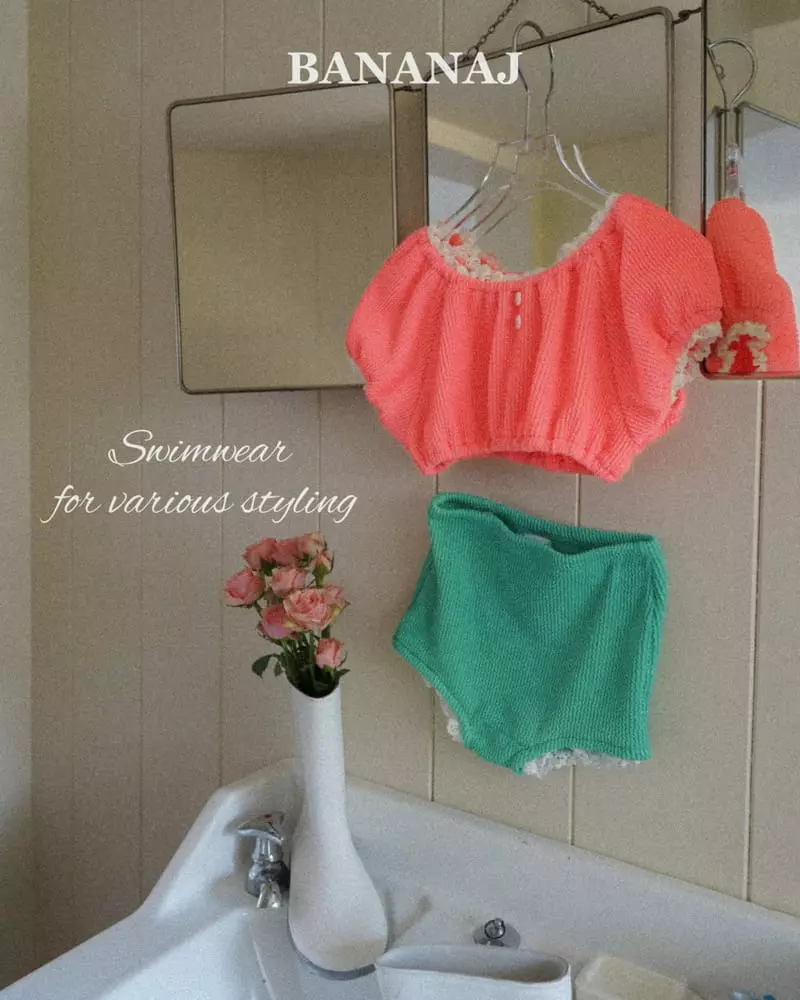 Banana J - Korean Children Fashion - #fashionkids - Garden Swim Pants - 11