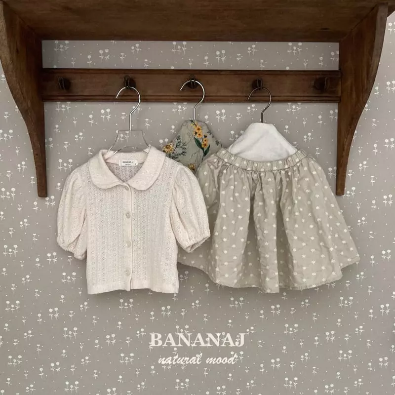 Banana J - Korean Children Fashion - #kidzfashiontrend - All Embroidery Skirt - 3