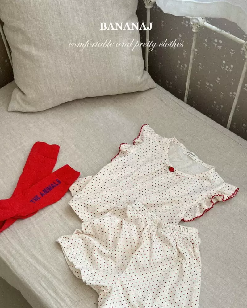 Banana J - Korean Children Fashion - #littlefashionista - Rose Top Bottom Set - 8