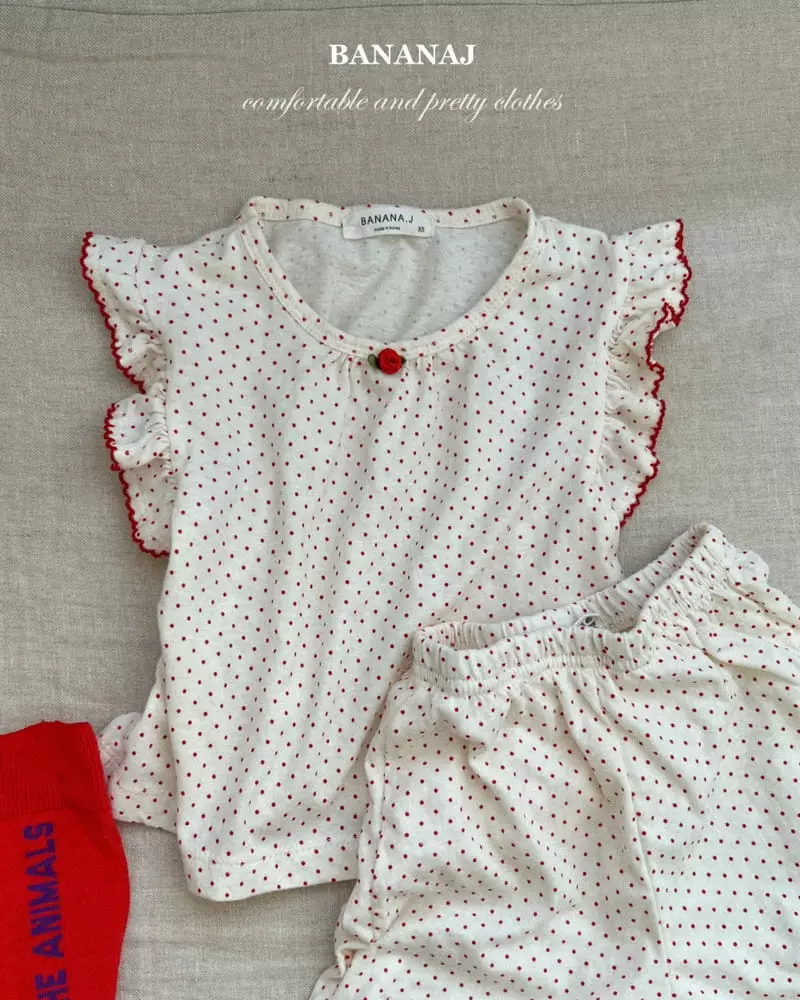 Banana J - Korean Children Fashion - #magicofchildhood - Rose Top Bottom Set - 9