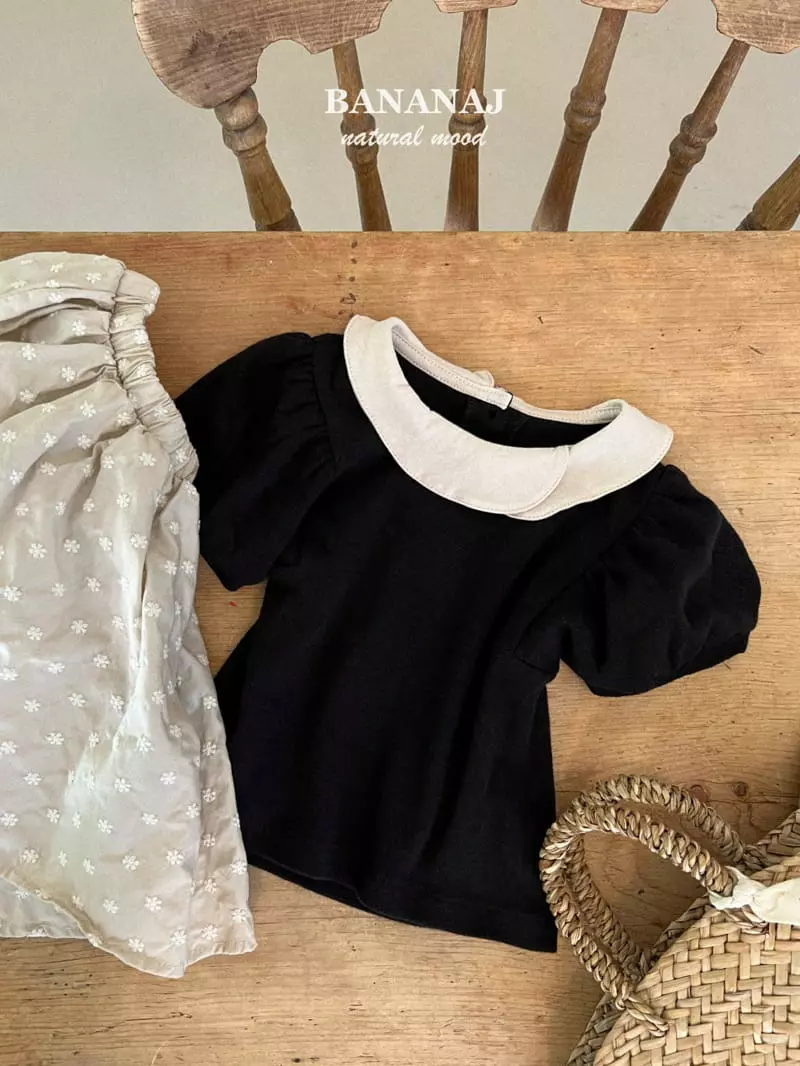 Banana J - Korean Children Fashion - #prettylittlegirls - Bunny Collar Tee - 7