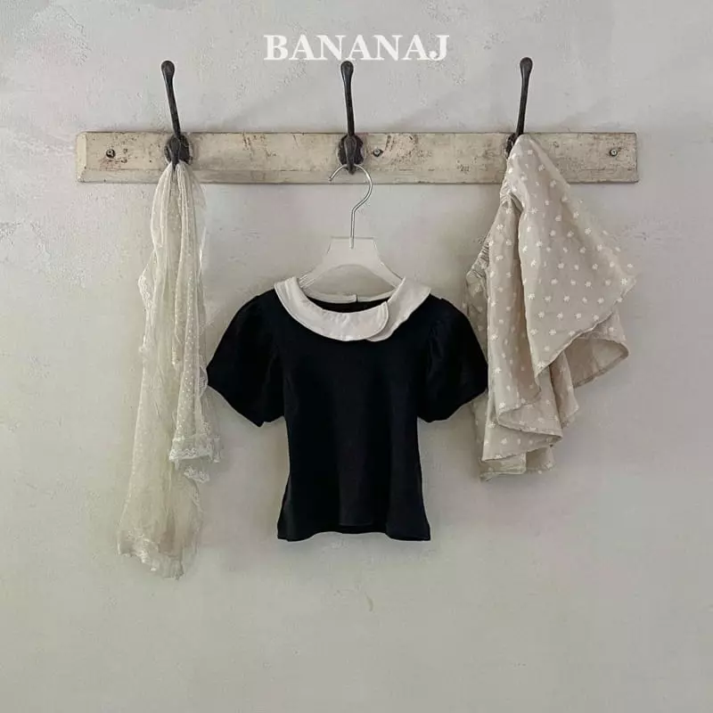 Banana J - Korean Children Fashion - #toddlerclothing - Bunny Collar Tee - 9