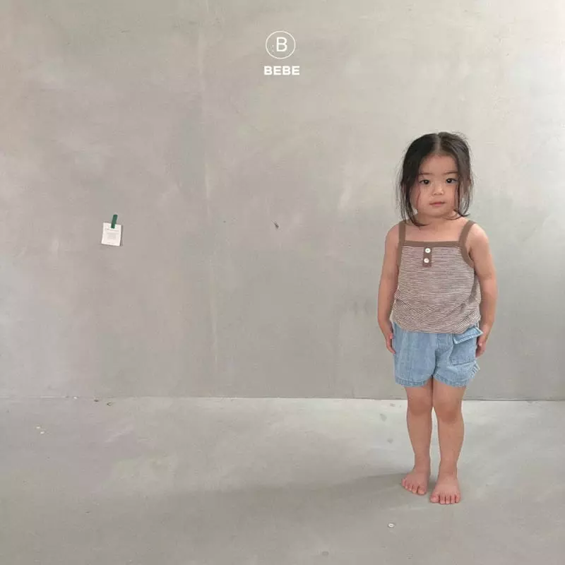 Bella Bambina - Korean Baby Fashion - #babygirlfashion - Bebe Button Sleeveless - 11