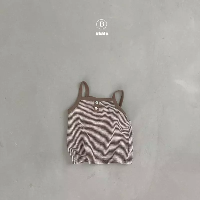 Bella Bambina - Korean Baby Fashion - #babywear - Bebe Button Sleeveless - 2