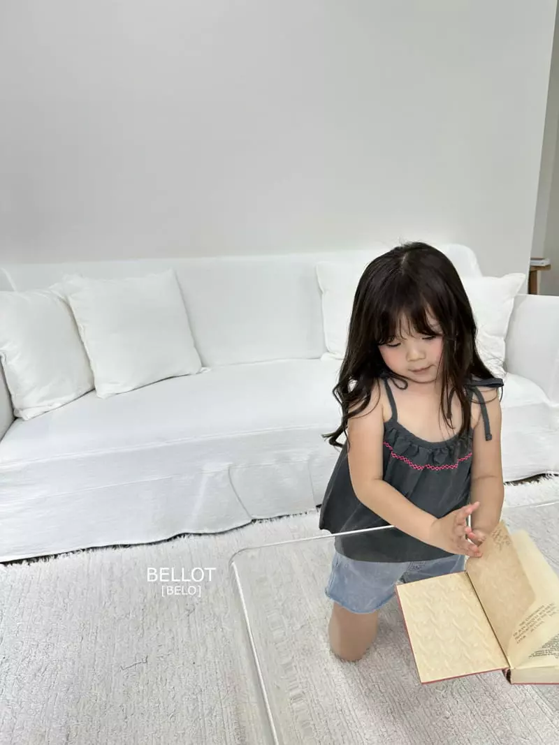 Bellot - Korean Children Fashion - #kidsshorts - Juicy String Sleeveless - 8