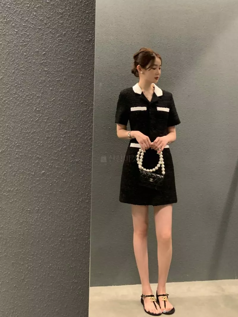 Bes - Korean Women Fashion - #momslook - Color One-piece - 10