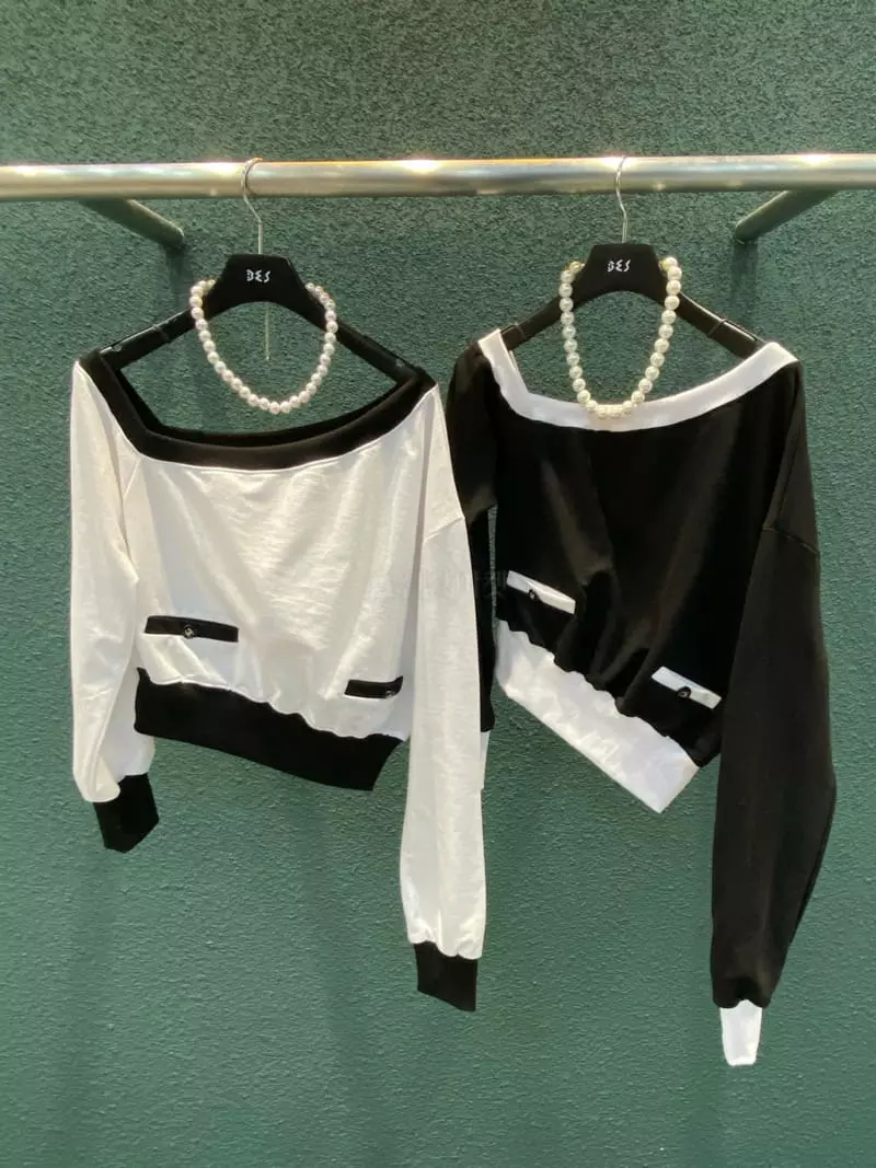 Bes - Korean Women Fashion - #womensfashion - Coco Sweatshirt - 4