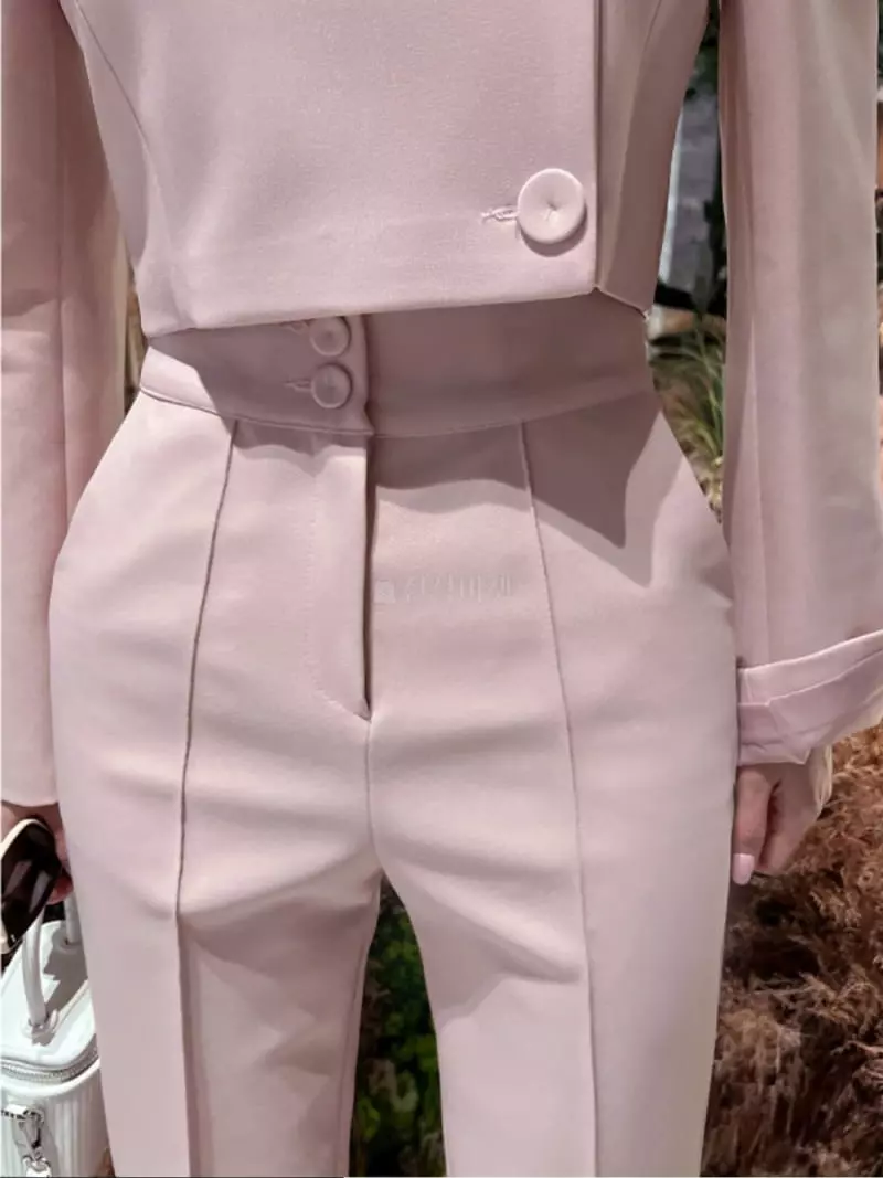 Bes - Korean Women Fashion - #momslook - Open Pants - 6