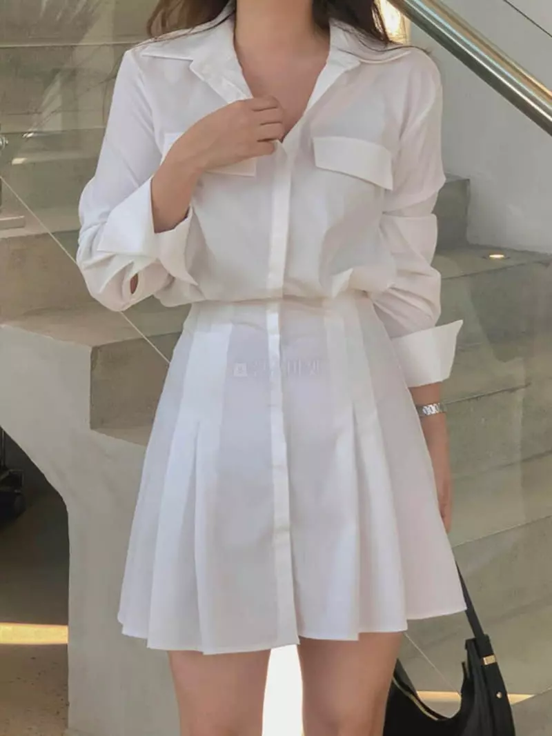 Bes - Korean Women Fashion - #momslook - Shirt One-piece