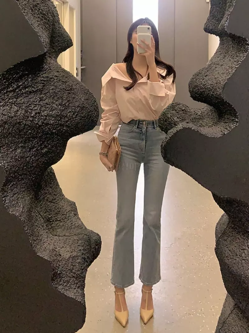 Bes - Korean Women Fashion - #momslook - Open Shirt - 2