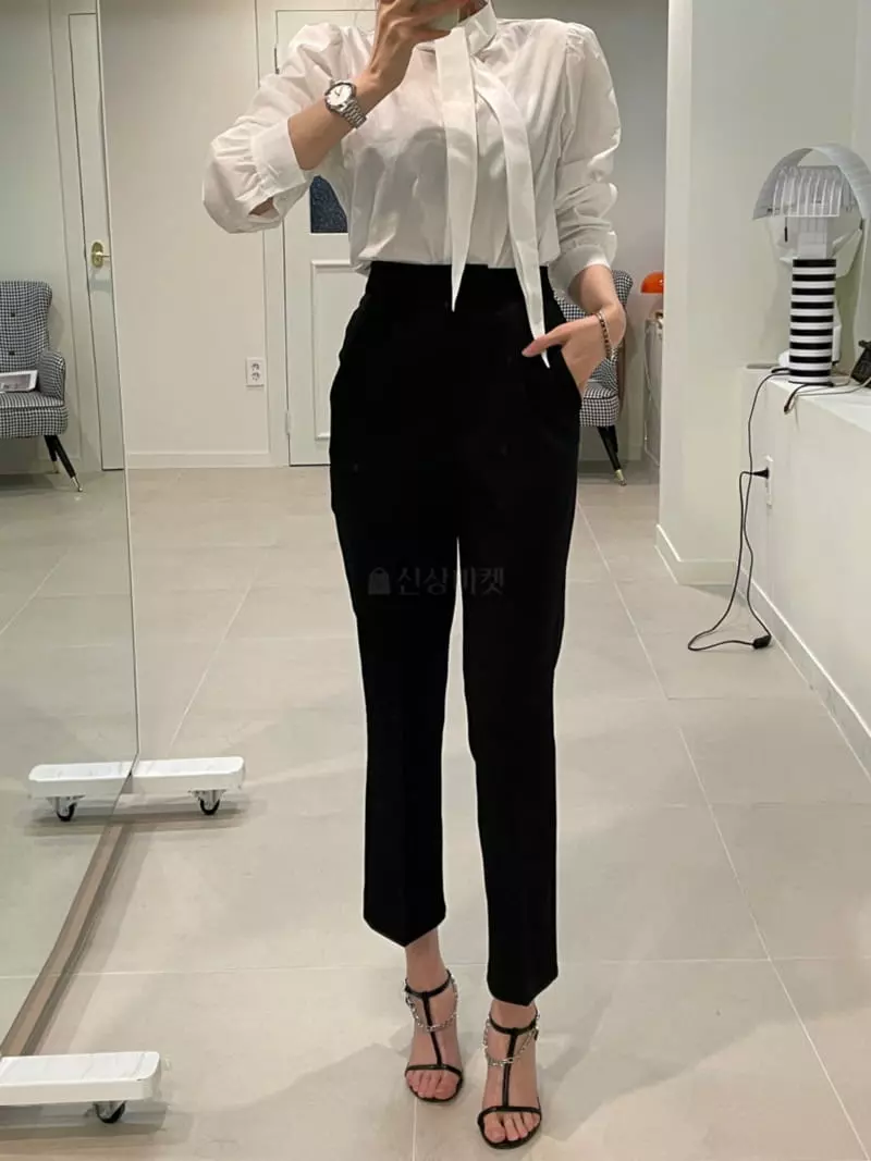 Bes - Korean Women Fashion - #romanticstyle - Standard Pants - 12