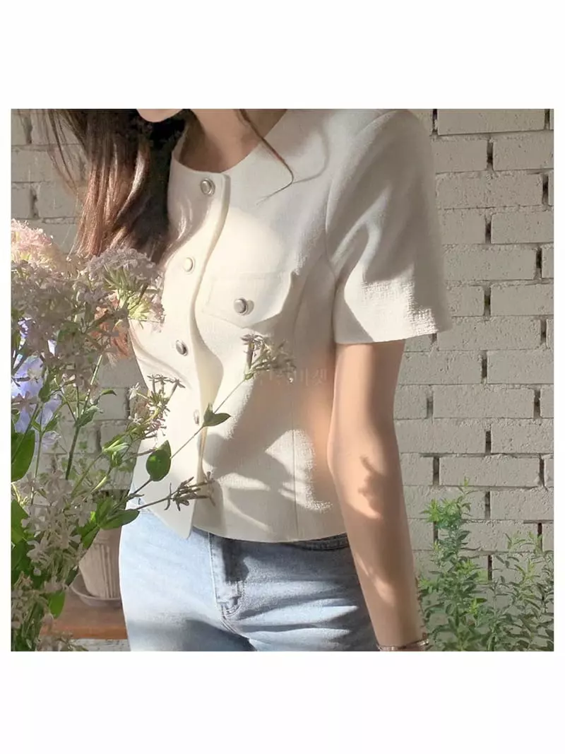 Bes - Korean Women Fashion - #romanticstyle - Modern Jakcet - 5