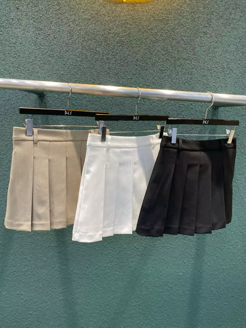 Bes - Korean Women Fashion - #thelittlethings - Sleeveless Skirt - 3
