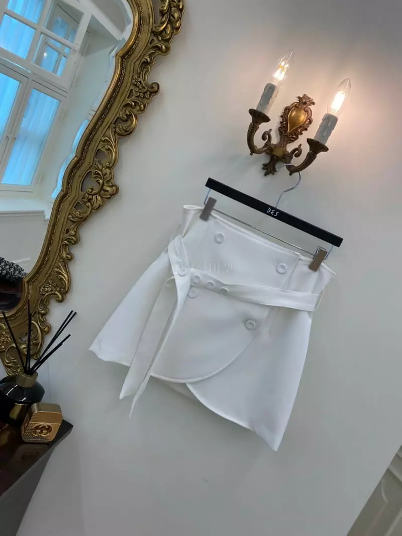 Bes - Korean Women Fashion - #vintagekidsstyle - Wrap Skirt - 11