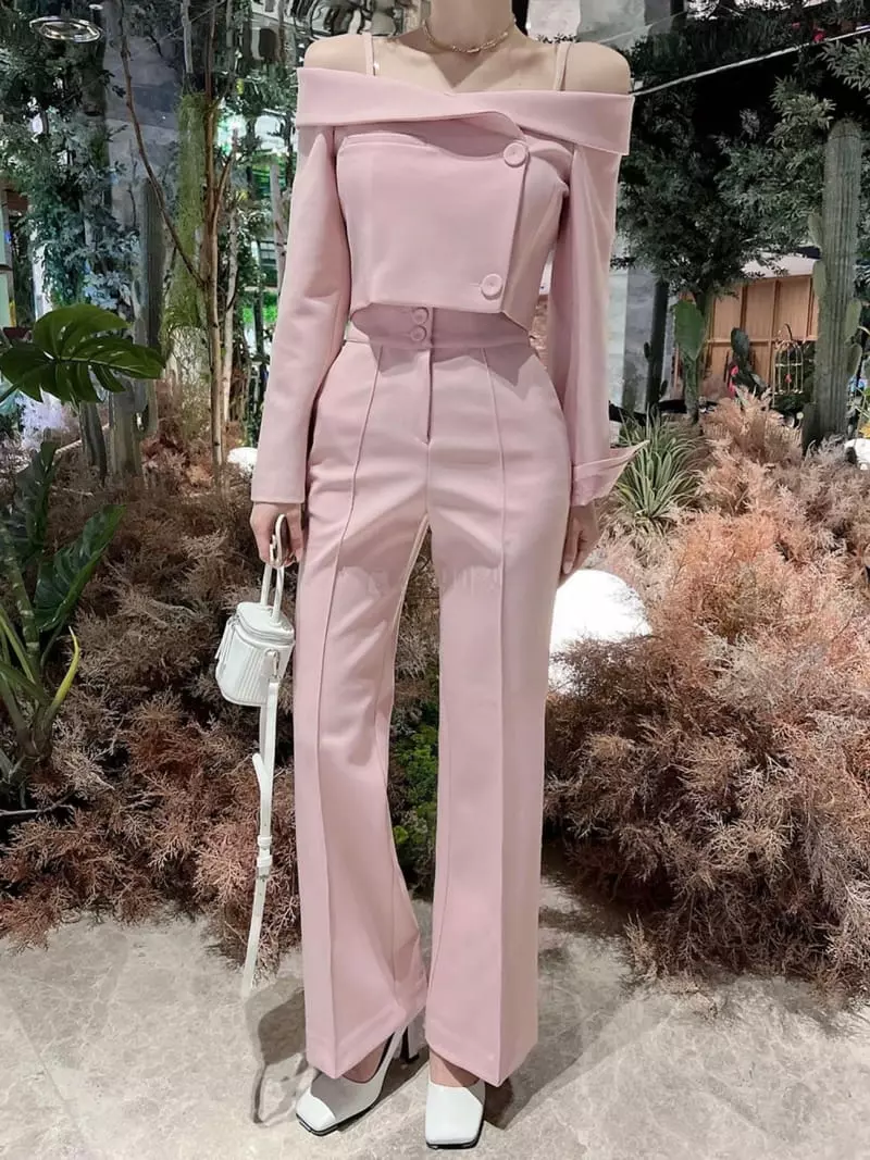 Bes - Korean Women Fashion - #womensfashion - Open Pants