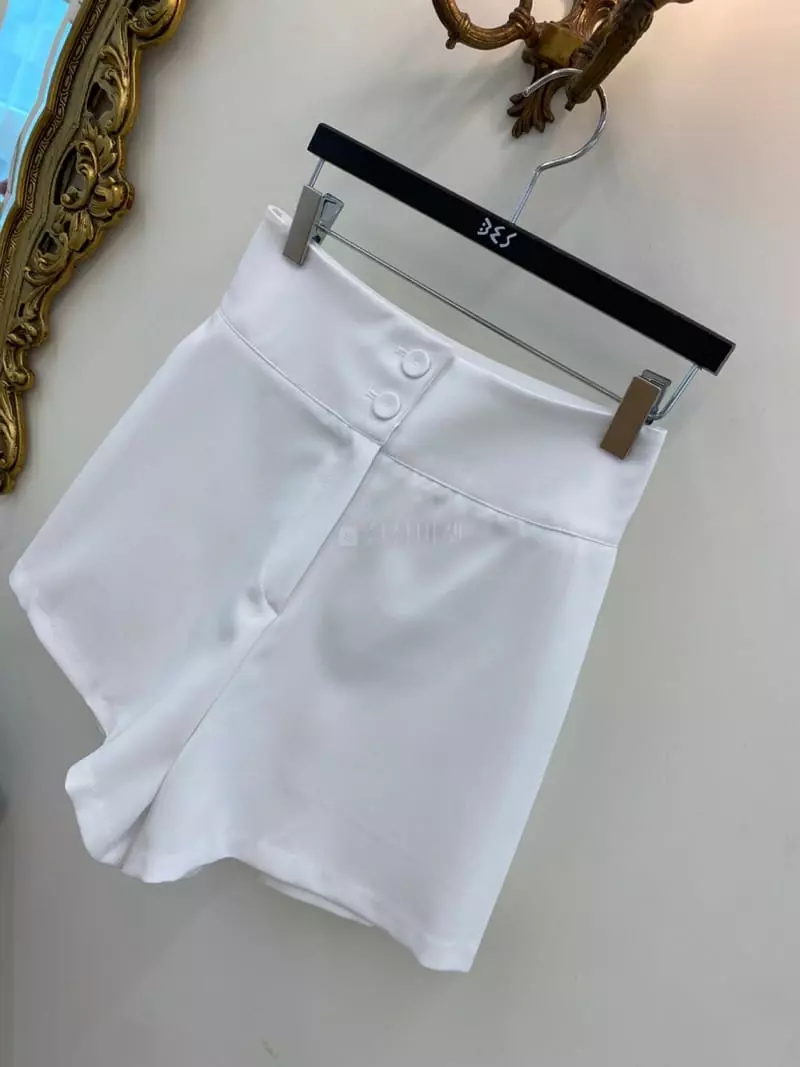 Bes - Korean Women Fashion - #womensfashion - Side Wrinkle Shorts - 7
