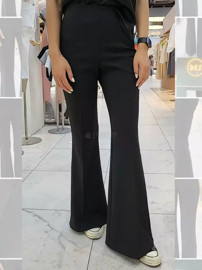 Bes - Korean Women Fashion - #womensfashion - Bootscut Pants - 2