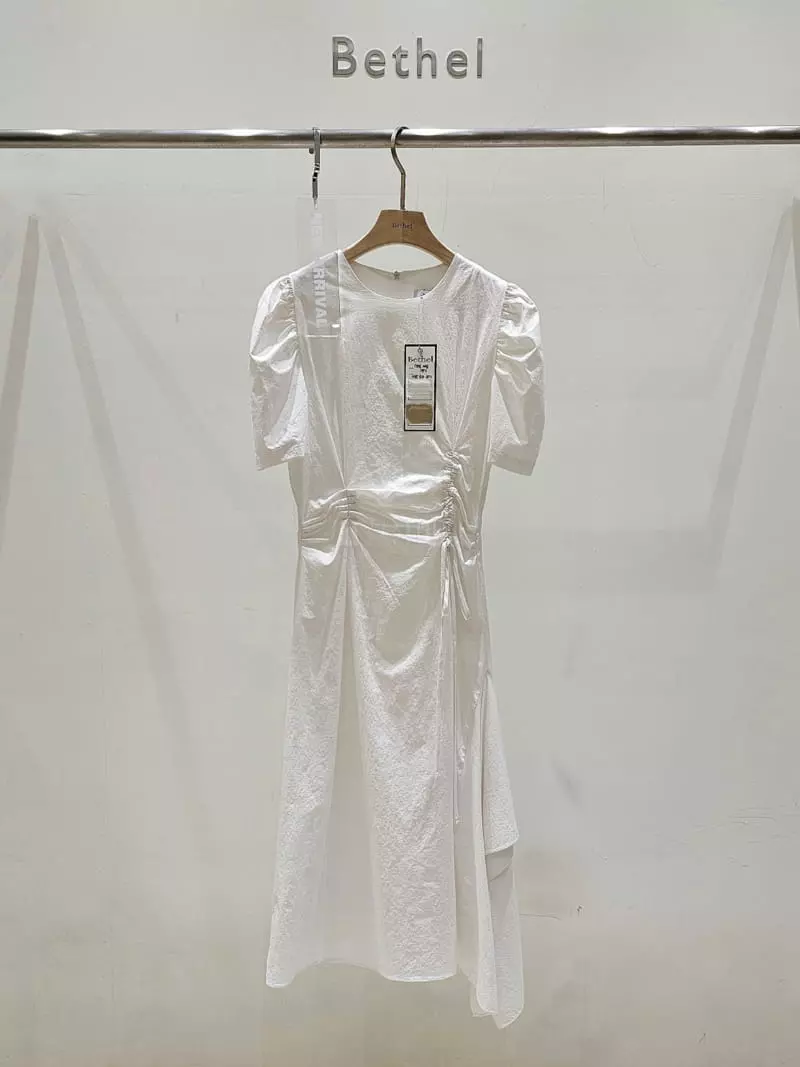 Bethel - Korean Women Fashion - #womensfashion - String Shirring One-piece - 3
