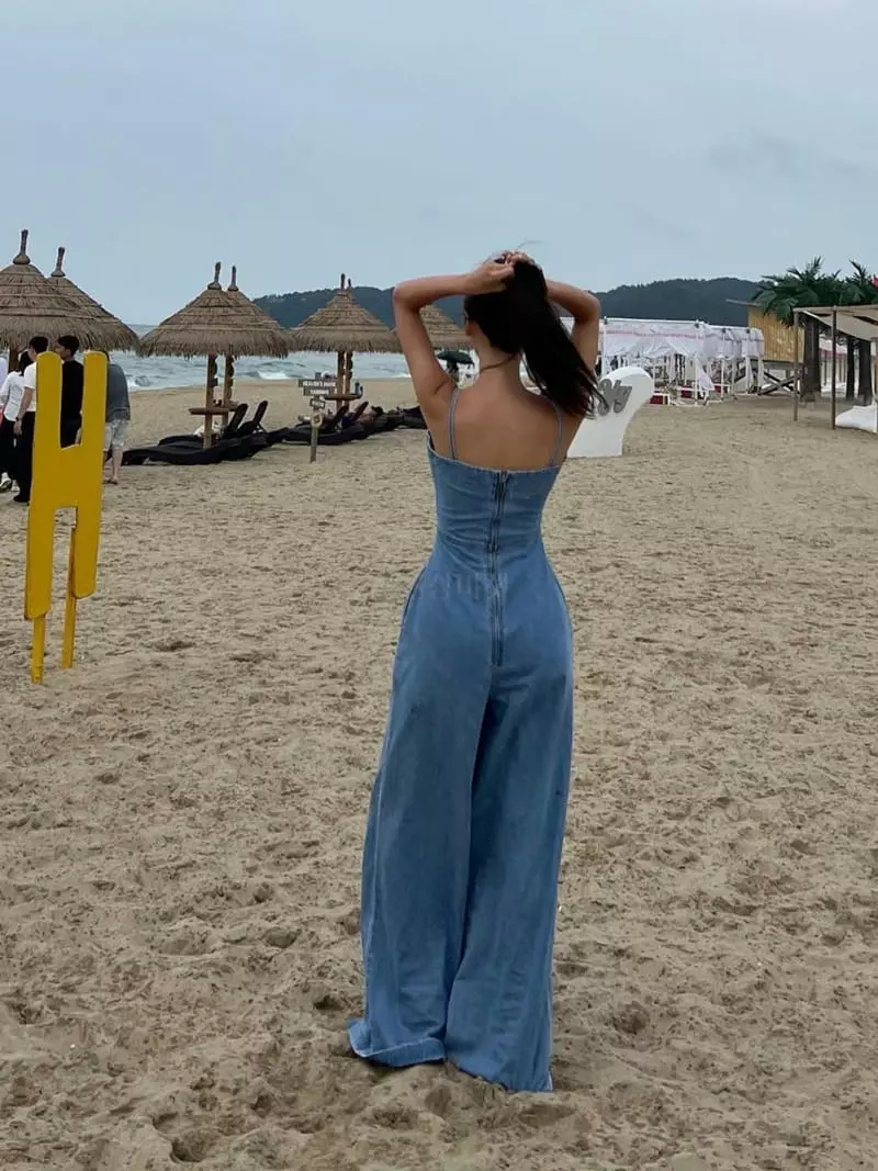 Betone - Korean Women Fashion - #momslook - Line Jumpsuit - 5
