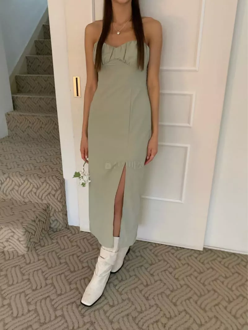 Betone - Korean Women Fashion - #thatsdarling - Line One-piece - 2